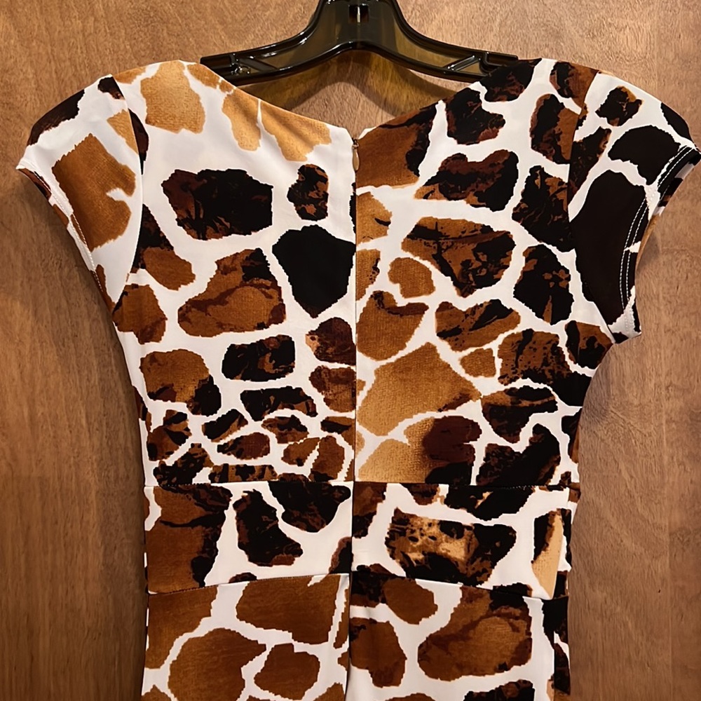 Cache Giraffe Print Day Dress - image 5